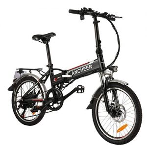 E-Bike Klapprad ANCHEER E-Bike Elektrofahrrad, 20 Zoll