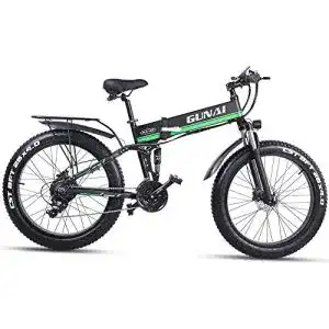 E-Bike Klapprad GUNAI Fettreifen Fahrrad 26 Zoll Elektro Fahrrad