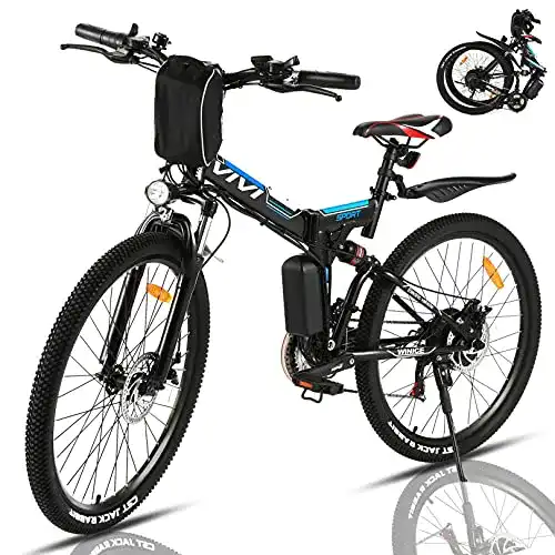 E-Bike Klapprad Vivi 350W Elektrofahrrad Herren 26 Zoll Faltbar