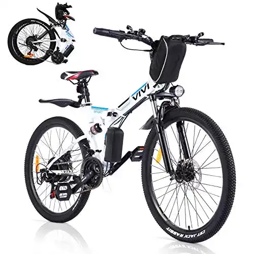E-Bike Vivi Faltbares Elektrofahrrad,Erwachsene 26 Zoll Ebike