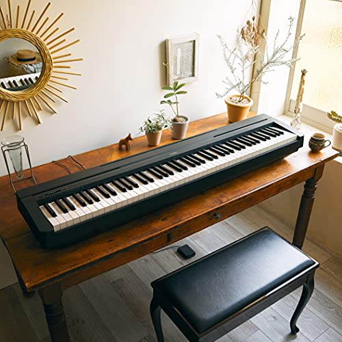 E-Piano YAMAHA Digital Piano P-45B, schwarz – Elektronisch