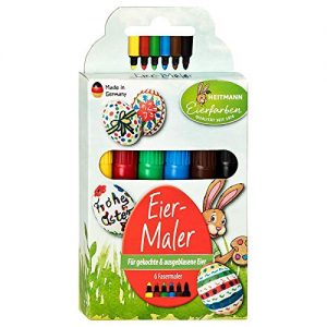 Eierfarben Heitmann Eierfarben 6 Eier-Maler – Stifte – für Kinder