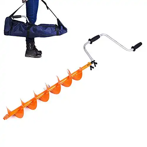 Eisbohrer DORALO Handbohrmaschine Ice Erdbohrer,Falten Pistole Bit ,Hand Handbohrer