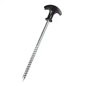 Eisbohrer LIOOBO 1 stück T Form Stahl Nagel Heringe Outdoor Schwere Stahl