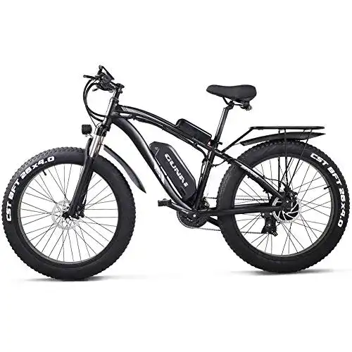 Elektro-Mountainbike GUNAI 26 Zoll Fat Tire Elektrofahrrad 1000W