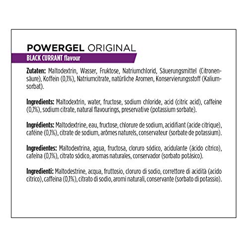 Energiegel Powerbar PowerGel Original Black Currant 24x41g