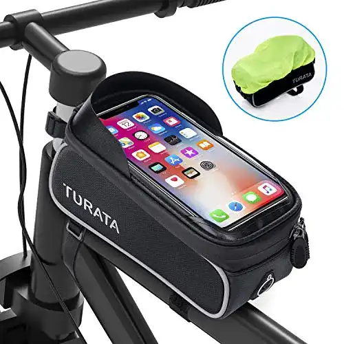 Fahrrad-Rahmentasche (Handy) TURATA Fahrrad Rahmentasche