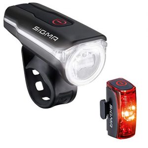 Fahrradbeleuchtung SIGMA SPORT – LED Fahrradlicht Set AURA 60