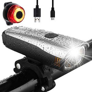 Fahrradbeleuchtung USB Antimi Fahrradlicht Led Set 2 Licht-Modi