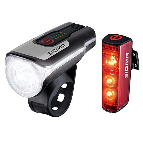 Fahrradbeleuchtung USB SIGMA SPORT – LED Fahrradlicht Set