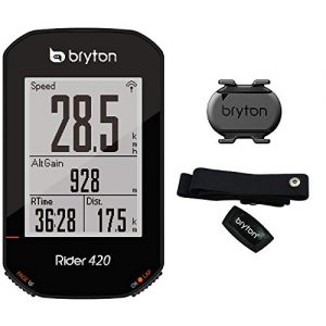 Fahrradcomputer-GPS Unbekannt Bryton 420T Fahrer mit Abstand