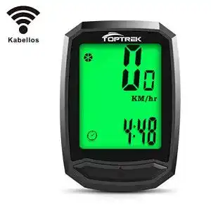 Fahrradcomputer toptrek Kabellos 13 Funktionen Fahrradtacho IPX7