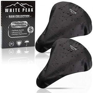 Fahrradsattel-Regenschutz WHITE PEAK ® 2er Set Sattelbezug