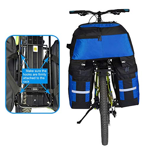 Fahrradtaschen Lixada Multifunktion Fahrrad Gepäcktaschen, 3 in 1