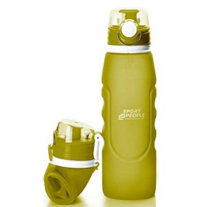 Faltbare Trinkflasche sport2people Silikon Faltbare Wasserflasche
