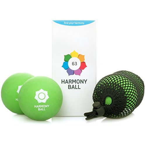 Faszienball HARMONY BALL Massageball 2er Set aus Naturkautschuk inkl. Netz