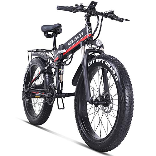 Fatbike GUNAI Elektrisches Fahrrad 48V 1000W Männer