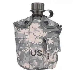 Feldflasche Alomejor Wasserflasche mit Aluminium Lunchbox