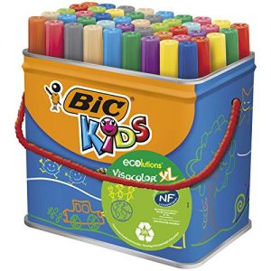 Filzstifte Bic Kids Ecolutions Visacolor XL 48 Stück farblich sortiert