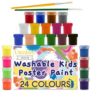 Fingerfarben Creative Deco Kinder Ungiftig Bastel-Farbe Set