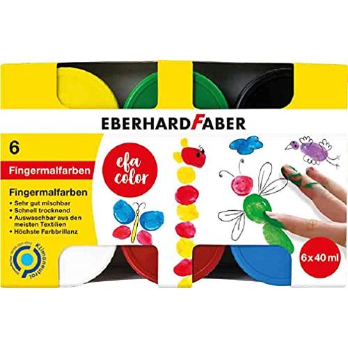 Fingerfarben Eberhard Faber 578606 – EFA Color -Set