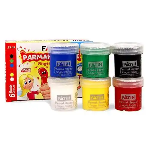 Fingerfarben Krevo Art , Leuchtkräftig und deckend, Auswaschbar