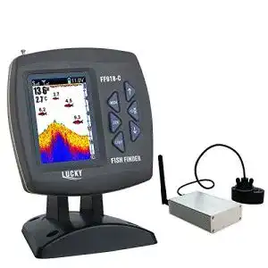 Fischfinder LUCKY Wireless Fishfinder für Köderboot mit 300m Reichweite und 100m Tiefenerkennung
