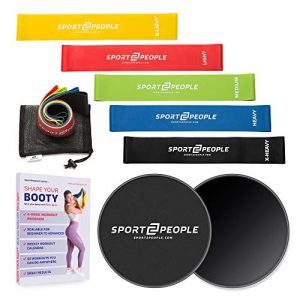 Fitnessband sport2people Loop Resistance Bands mit Free E-Books – Set, Gymnastikband