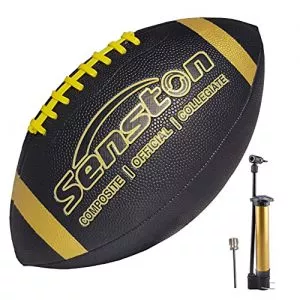 Football Senston American Size 9 Unisex-Youth Strapazierfähiges Komposit-Leder Sanfte Berührung Ball