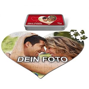 Fotopuzzle PhotoFancy ® – Herz Liebes Puzzle mit Foto Bedrucken