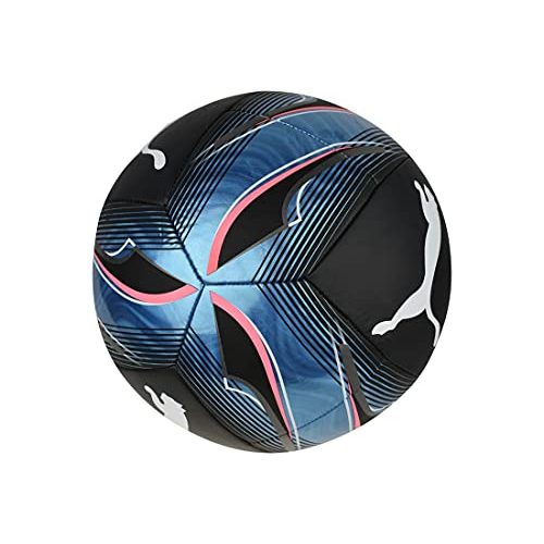 FuÃball PUMA Unisex-Adult ICON Ball Fußball, Black-Luminous  5