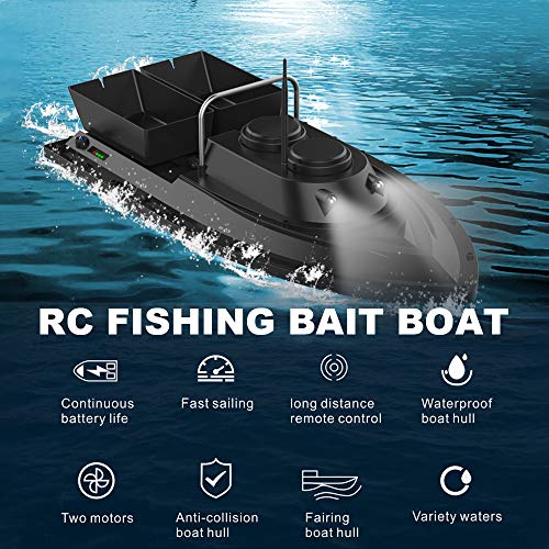 Futterboot Goolsky D11 RC Boot Fish Finder Fischköder Boot 1.5kg Beladung 500m Fernbedienung