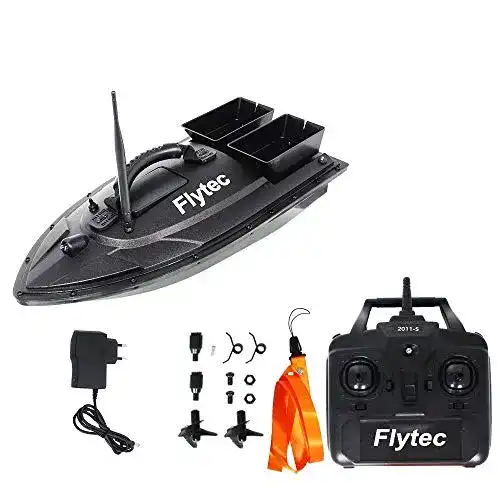 Futterboot Iwähle RC Boot Ferngesteuertes Boot, 2,4GHz Wasserdicht High Speed 5.4km/h Fischfinder Baitboat
