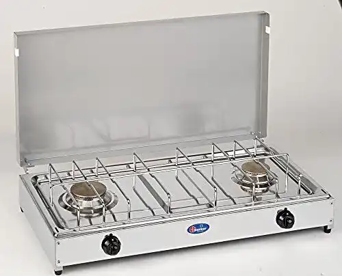 Gaskocher 2-flammig Parker Gaskocher Campingkocher Herd