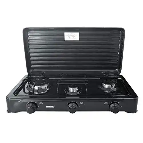 Die beste Gaskocher 3-flammig MPM SMILE KN-03/1KB - Tragbar 2026 Test Bestseller Gaskocher 3-flammig MPM SMILE KN-03/1KB – Tragbar