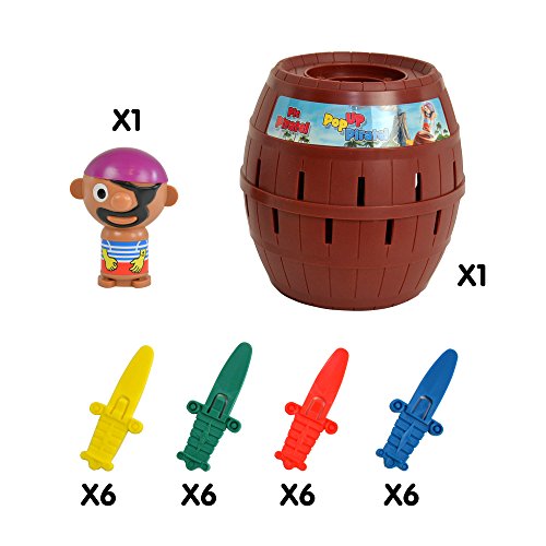 Gesellschaftsspiele TOMY T7028A1 Kinderspiel “Pop Up Pirate”