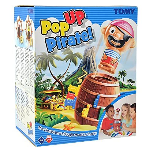Gesellschaftsspiele TOMY T7028A1 Kinderspiel “Pop Up Pirate”