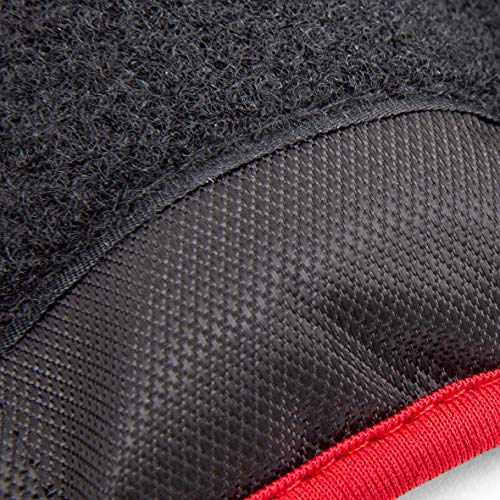 Gewichtsmanschetten adidas Fußgelenk 2x1kg, schwarz-rot, 2 x 1.0kg