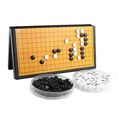 Go-Spiel Larcele Falten Magnetisch Go Spiel Set