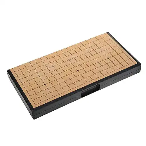 Go-Spiel VGEBY1 Go Game Set, Leichtes PVC-Magnet-Falt-Weiqi-Set