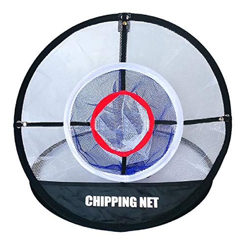 Golf-Übungsmatte OOING Golf Elite Chipping Net Bundle Set, 51cm Pop Up Golf Chipping Netz