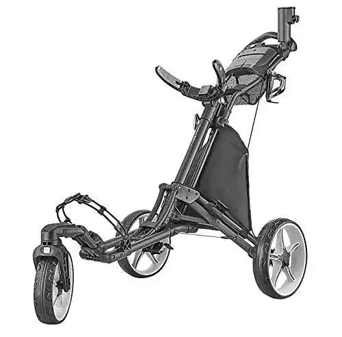 Golf-Trolley tour-made Caddytek EZ Quickfold V8 Swivel 3 Rad Golf Push Trolley Pushtrolley