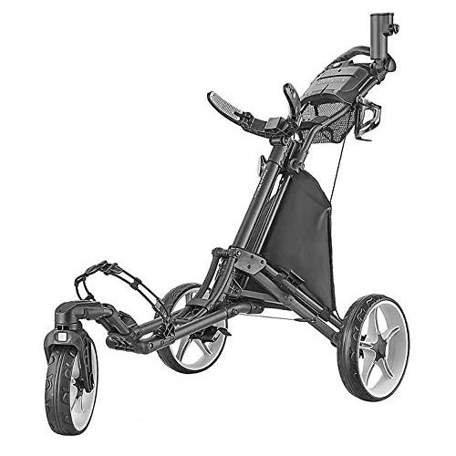 Golf-Trolley tour-made Caddytek EZ Quickfold V8 Swivel 3 Rad Golf Push Trolley Pushtrolley