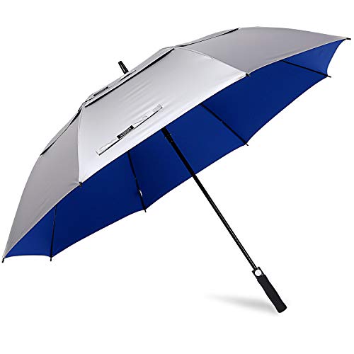 Golfschirm G4Free 62/68 Inch UV-Schutz Winddicht Sonnen- und Regenschirm Autorisches Öffnen Doppelbaldachin Belüftet Übergröße