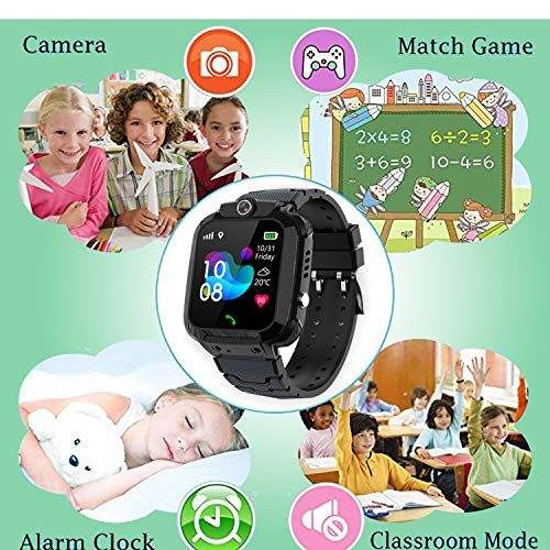 GPS-Tracker Kind PTHTECHUS Kinder GPS Intelligente Uhr