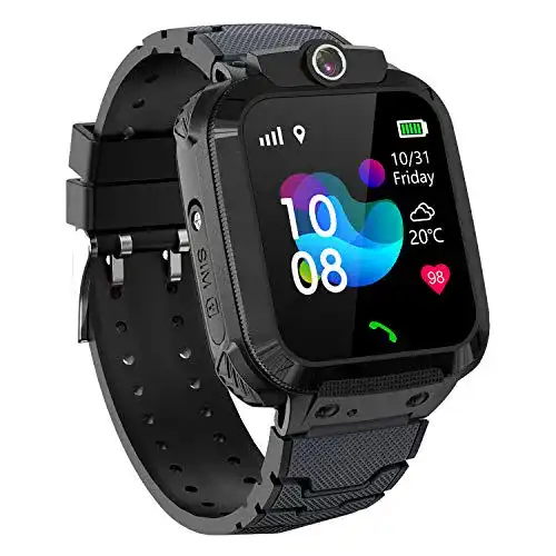 GPS-Tracker Kind PTHTECHUS Kinder GPS Intelligente Uhr