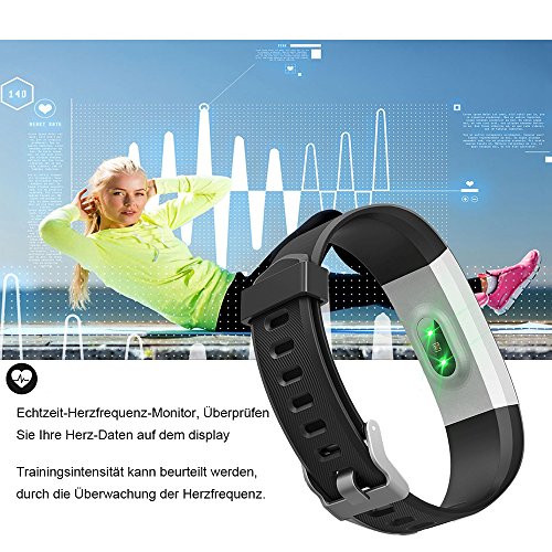 Günstige Fitness-Tracker YAMAY Fitness Armband mit Pulsmesser
