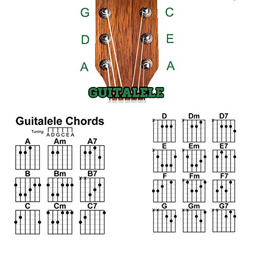 Guitarlele XuBa 30 Zoll 20 Bund Gitarre Ukulele 6 Saiten 30 Zoll