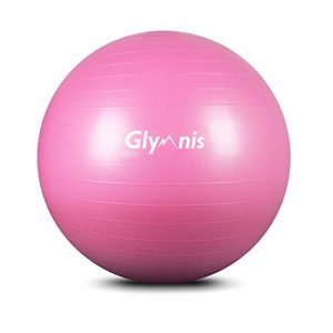 Gymnastikball Glymnis Sitzball 55cm 65cm 75cm Dicker Pilates Ball inkl. Luftpumpe Anti-Burst Yoga