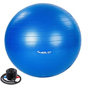 Gymnastikball Movit ® »Dynamic Ball« inkl. Pumpe, 65 cm, blau, Maximalbelastbarkeit bis 500kg